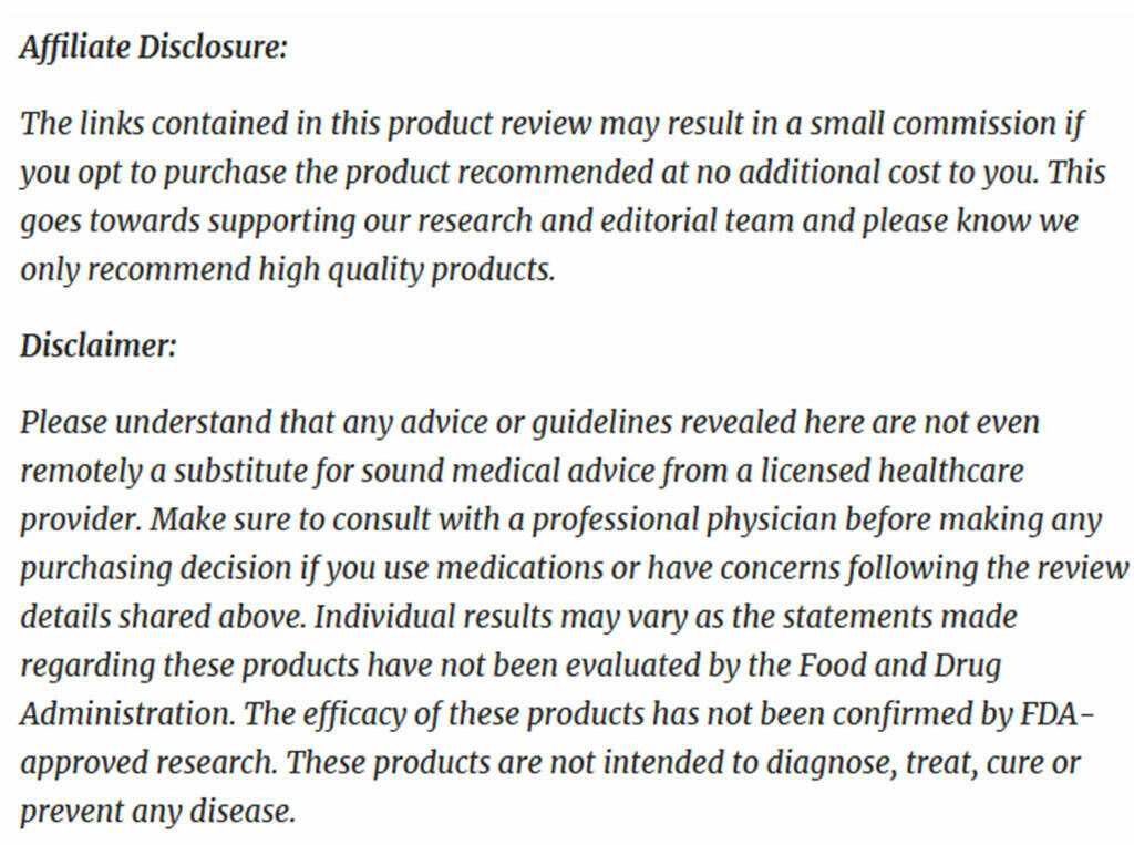 Affiliate Disclosure